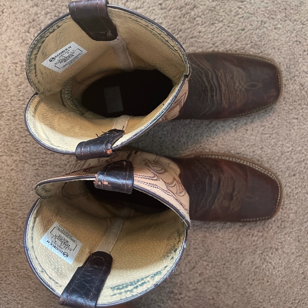 Double H men’s steel toe cowboy boots
